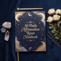 30-Day Daily Affirmation Reset Notebook - Celestial